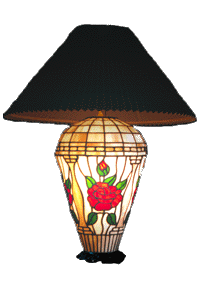BradleyBase Renaissance Rose Lamp Base Pattern (LB10-7)