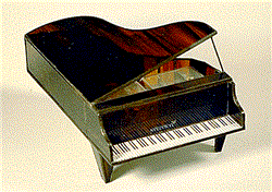 W-D Stained Glass Concert Grand Piano Music Box Kit