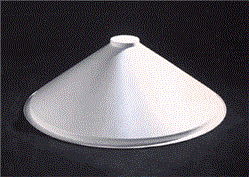 18" Cone Styrene Lampshade Form