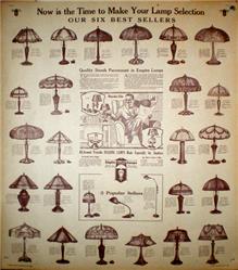 Antique Lampshade Broadside Poster (Reprint)