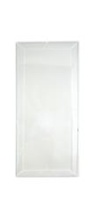 6" x 13" Clear Rectangle Bevel