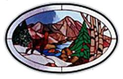 Carolyn Kyle Stained Glass Pattern - Peaceful Valley (CKE-118)