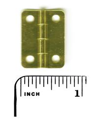 Small brass hinge (3/4"W x 1"H)