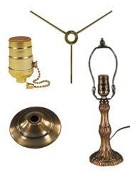 Whittemore Durgin Stained Glass Supplies, Lamp Shade Hardware Kit