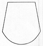 Clear Duck-Foot Glass 4-1/2" x 5-1/8"