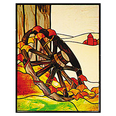 Carolyn Kyle Stained Glass Pattern - Wagon Wheel (CKE-16)