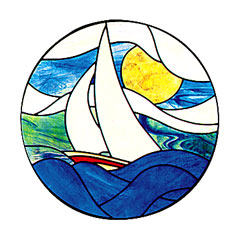 Carolyn Kyle Stained Glass Pattern -  Sea Breeze (CKE-31)