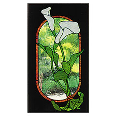Calla Lilies Window Panel PDF Instant Download Hip Chick Glass Patterns /& Tutorials Stained Glass Pattern Craft Supplies