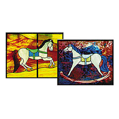 Carolyn Kyle Stained Glass Pattern - Joy Rides (CKE-96)