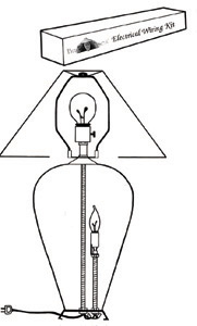 Bradley Base Electrical Hardware Package, Bright Brass (WK1)