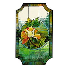 Carolyn Kyle Stained Glass Pattern - Stately Floral (CKE-155) -  Whittemore-Durgin Stained Glass Supplies
