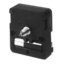 Compact Quartz Clock Movement, 5/16" Shaft, no sweep second shaft
