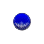 12mm (1/2") Dark Blue Round Smooth Jewel