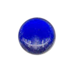 15mm (5/8") Dark Blue Round Smooth Jewel