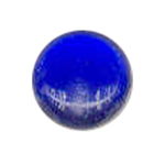 18mm (3/4") Dark Blue Round Smooth Jewel