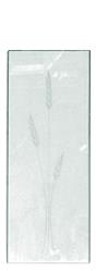 Clear Wheat Glass 5-3/8" x 14"