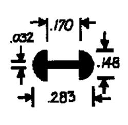 9/64 Round H Lead Came - Mini Case