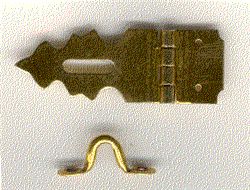 Brass Hasp For Jewel Box