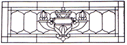 WP-72 Victorian Stained Glass Window Pattern