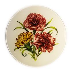 Carnation Glass Medallion