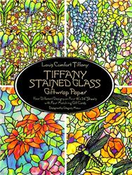 Tiffany Stained Glass Giftwrap Paper