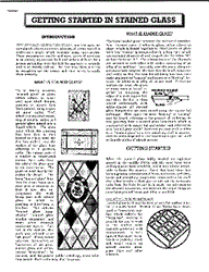 Getting Started in Stained Glass