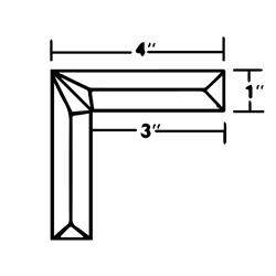 Corner Bevel Set 1" x 4"