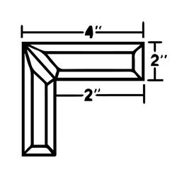 Corner Bevel Set 2" x 4"