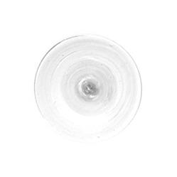 3" Clear Rondel (Krosno)