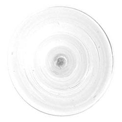 6" Clear Rondel (Krosno)