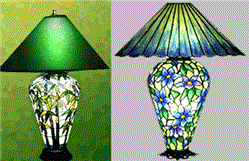 BradleyBase Clematis and Bamboo Lamp Base Patterns (PB-34)