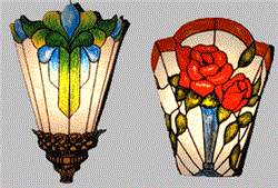 BradleyBase Champagne and Rosevase Wall Sconce Patterns (SC02)