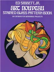 Art Nouveau Stained Glass Pattern Book