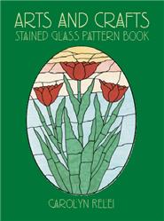 Arts and Crafts Stained Glass Pattern Book