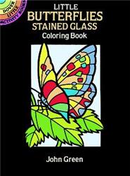 Little Butterflies Stained Glass Coloring Book (Pocket-Sized)