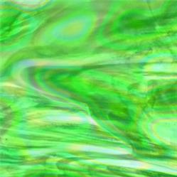 Wissmach Light Green Wispy Iridescent (WO-191 Iridescent)