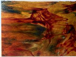 Youghiogheny Blue & Yellow, Red, Orange, Pink, Granite texture, Irid (U-65-95 IR)