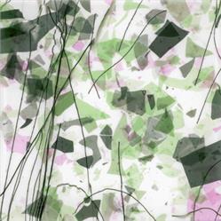 Clear/Green & Pink Fract.