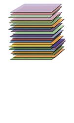 24-Piece 8" x 12" Cathedral Glass Assortment