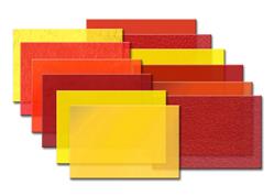 12-Piece 8" x 12" Premium Colors Cathedral Glass Assortment