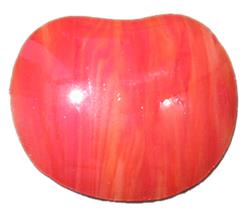 Slumped Glass Apple, each