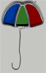 Basic Umbrella Stained Glass Suncatcher Kit