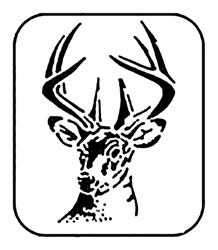 Peel 'N' Etch Deer Head