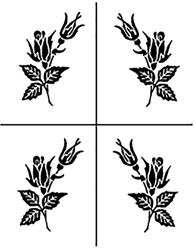 Peel 'N' Etch Rose Buds