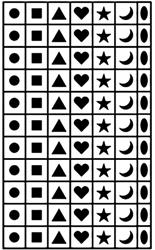 Rub 'n' Etch Geometric Shapes