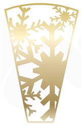 Snowflakes II Night Light Brass Filigree