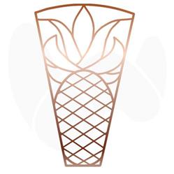 Pineapple Night Light Brass Filigree
