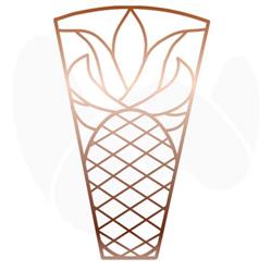 Pineapple Night Light Brass Filigree