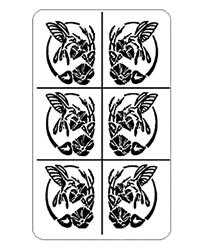 Rub 'N' Etch Hummingbird