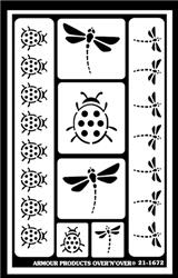 Over 'n' Over Garden Friends Stencil